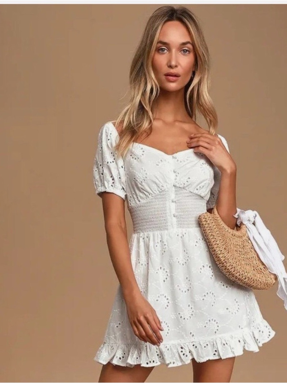 Finders keepers 100% cotton ditsy doo mini dress
